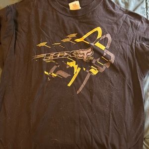 Men’s black fox racing shirt